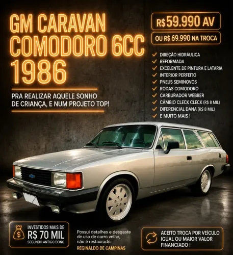 Chevrolet Caravan Comodoro 4.1/2.5 1986