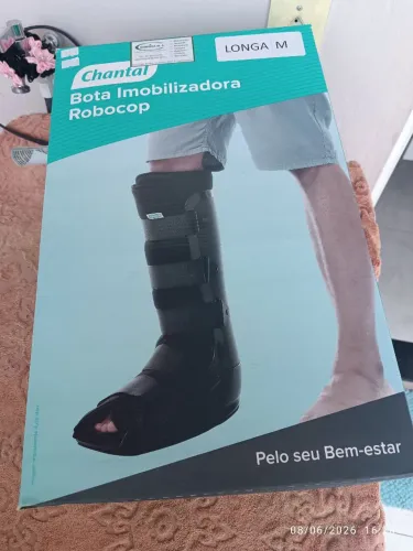Bota imobilizadora Robocop