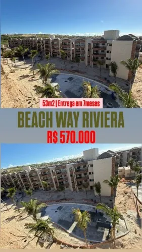 Beach Way Riviera | 53m2 | O mais barato, apenas R$ 570.000. Entrega dezembro de 2026