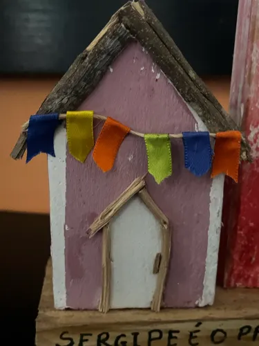 Casinhas de madeira para decoração