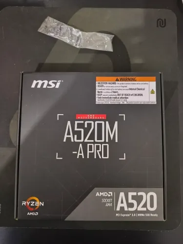 A520M MSI A PRO LACRADA COM NOTA