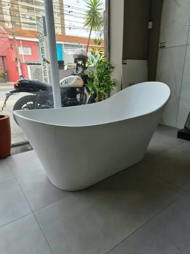 Banheira de Imersão 170L 160x80x78cm Branca Modelo Comoditá - Pretty Jet
