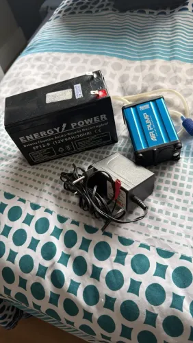 Bateria de 12v  + oxigenador  Marine Sport 