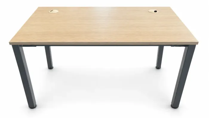 Mesa de Escritório 100 x 80 cm com Estrutura Metálica