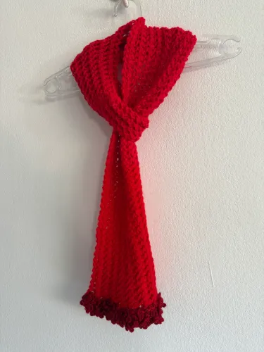 Cachecol vermelho