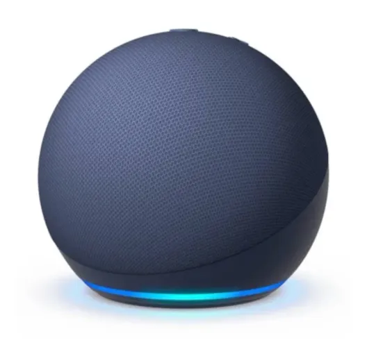 Smart Speaker Amazon Echo Dot 5ª Geração com Alexa - Wi-Fi e Bluetooth - Azul