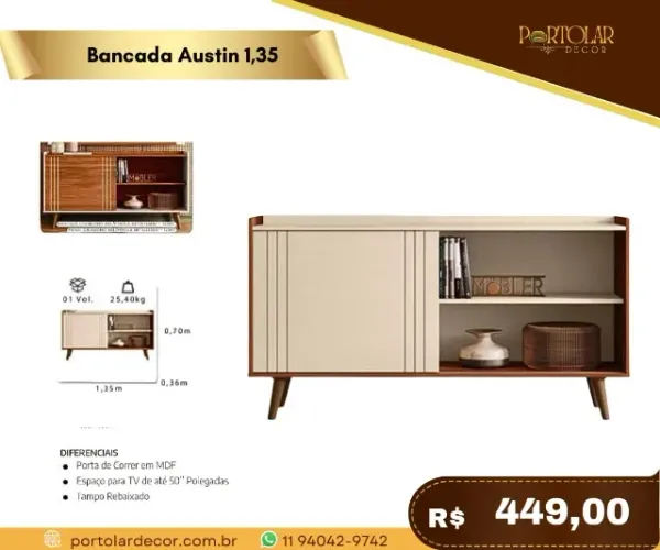 Bancada Austin a pronta entrega