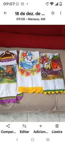 Guardanapos lindos .