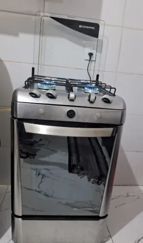 Fogão Continental inox- R$330,00 (Entrego)