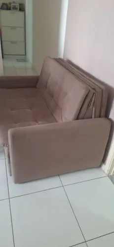 vendo sofá cama, pouco tempo de uso, 