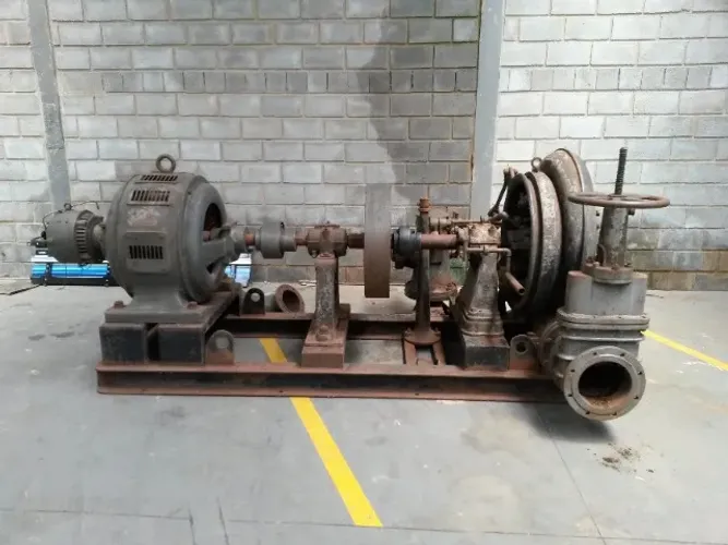 Conjunto Turbina Gerador hidrelétrica gerador 80kVA