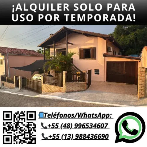 Linda Casa (01) - para temporada, 02 quartos na Cachoeira do Bom Jesus, em Florianópolis!