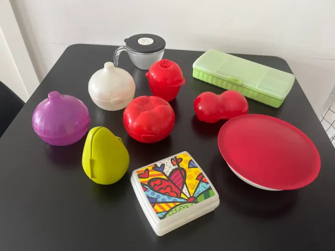 10 Potes Tupperware - utensílios de cozinha