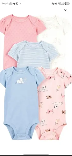 Kit body carters novo menina