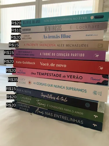 Livros a partir de R$10