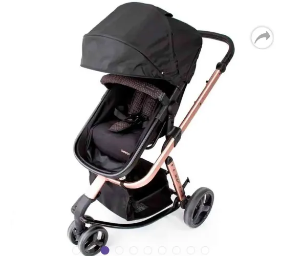 Carrinho de bebê, base Mobi Safety 1st Travel Sys (black rose)