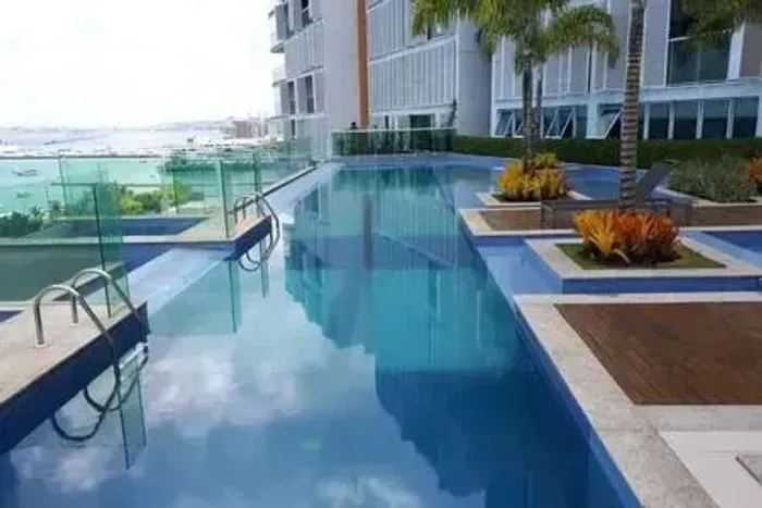 Alugo excelente apartamento no Cloc Marina Residence, quarto/sala!