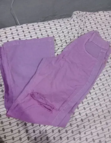 Calça flare lilás 36