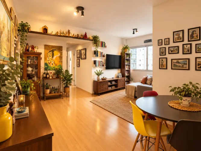 Apartamento para venda em Brooklin Paulista com 3 quartos, sendo 1 suíte, 68m²