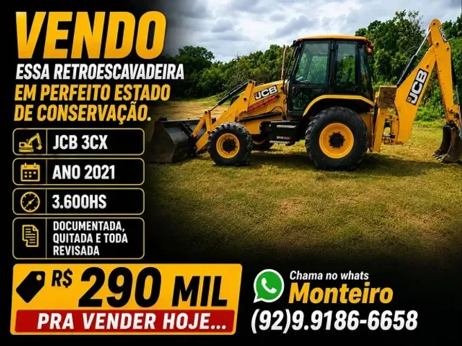 Retroescavadeira JCB 3CX