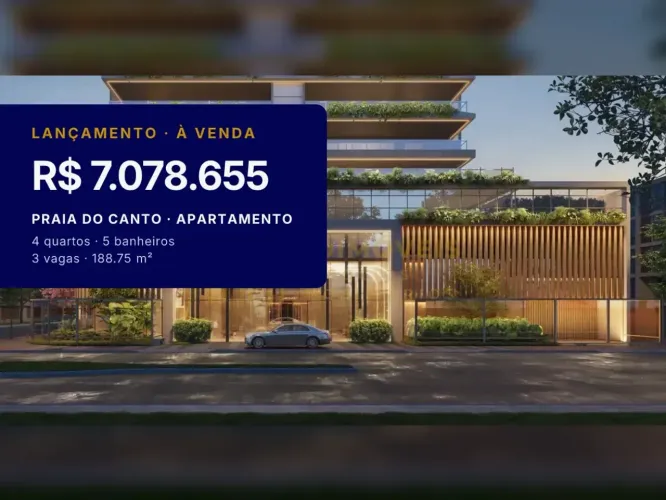 Seu novo apartamento na Praia do Canto - Estilo e conforto!