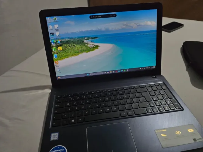 Notebook Asus, 8gb,/256gb, cinza escuro, core i5, tem nota fiscal e caixa