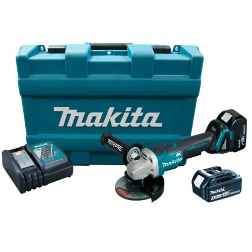 Esmerilhadeira angular 5pol c/duas baterias ( Makita )