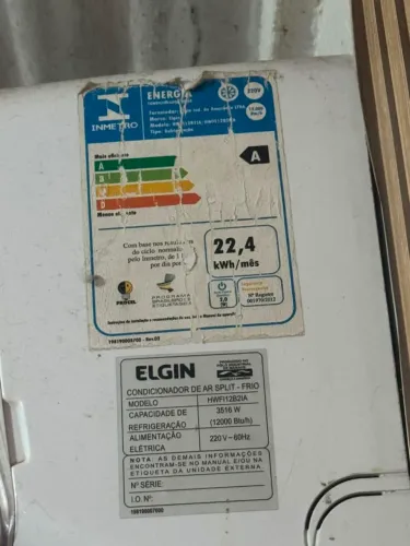 AR CONCIONADO ELGIN 12 MIL BTUS PREÇO A NEGOCIAR!