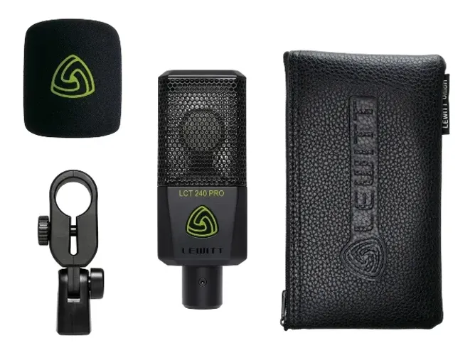 Microfone Condensador Lewitt LCT 240 Pro (Kit Incluso)