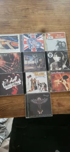 Vendo lote com 10 cds de rock