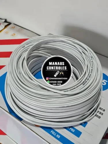 Cabo Dupla blindagem (coaxial 100 metros R$120 esse valor é avista