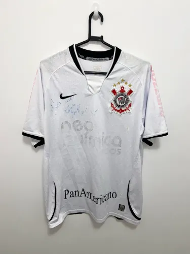 Camisa Corinthians 2010 #6 Roberto Carlos Usada em Jogo e Autografada