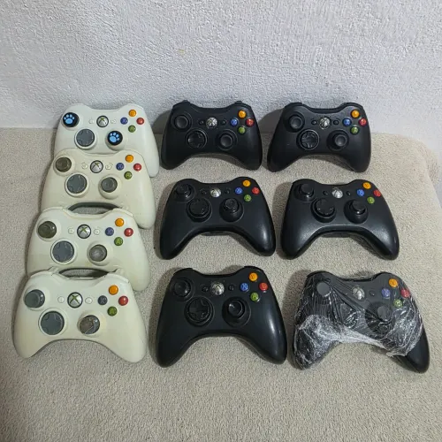 Controle de Xbox 360 e HD