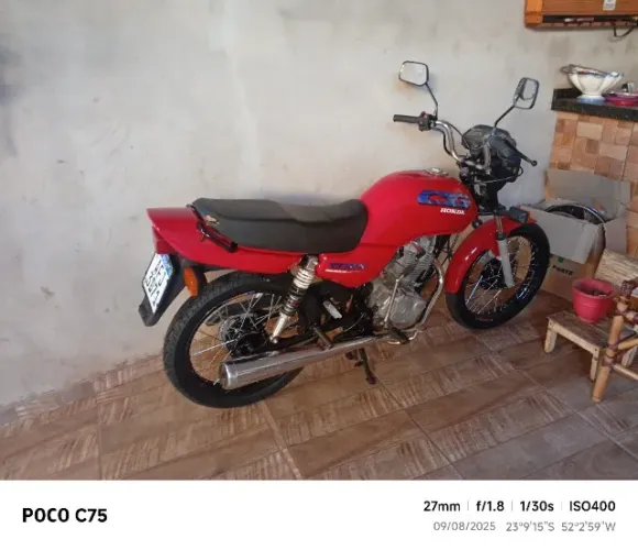Vendo cg 97 todo restaurada doc em dia em apenas venda