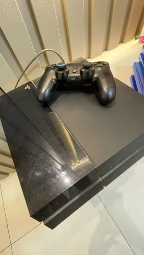ps4 + 5 jogos e controle