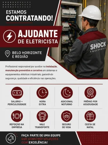 Vagas Área Elétrica Indústria Mecânica
