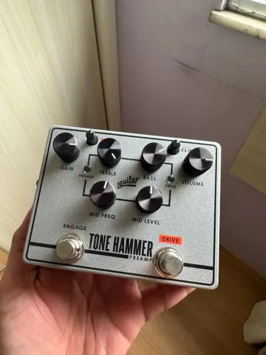 Pedal Aguilar Tone Hammer V2 Preamp/direct Box P Contrabaixo Cinza