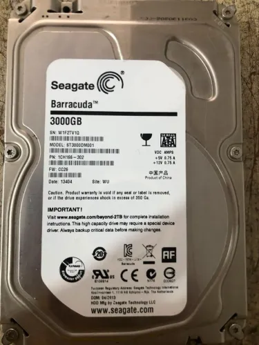 HD Seagate Barracuda 3TB ST3000DM001 SATA 3,5"