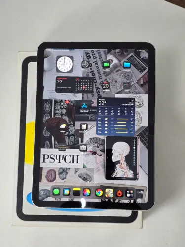 iPad 10 - Prata - Completo -  64Gb - Novissimo
