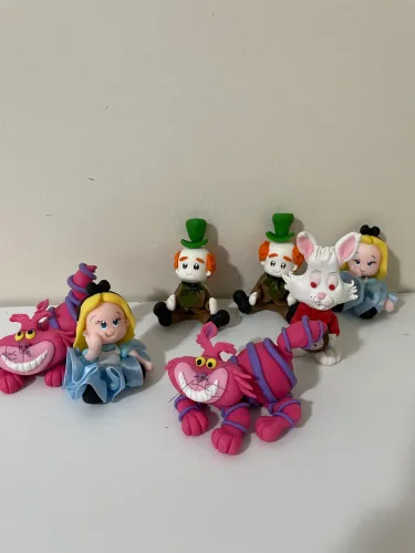 Biscuit tema Alice no País das maravilhas para decoração 
