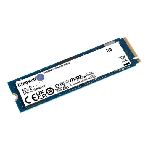 SSD Kingston NV2, 1TB, M.2 2280 PCIe, NVMe, Leitura: 3500 MB/s e Gravação: 2100 MB/s, Azul