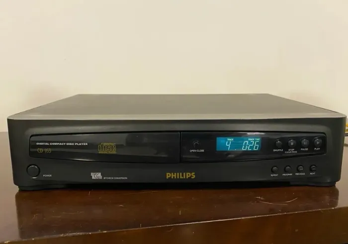 Toca cd player Philips CD163 funcionando perfeitamente revisado