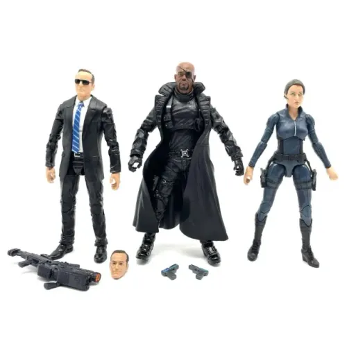 Marvel Legends 3 pack Agent Coulson, Nick Fury e Maria Hill