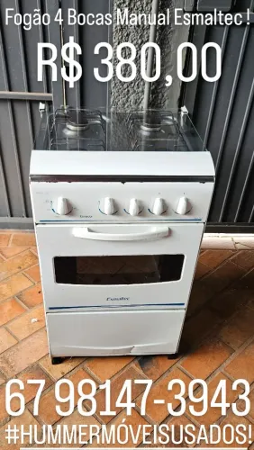 Vende - Se Fogão 4 Bocas Manual Esmaltec !