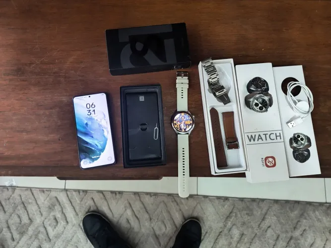 Troco Samsung S21 + Smartwatch troco por iphone