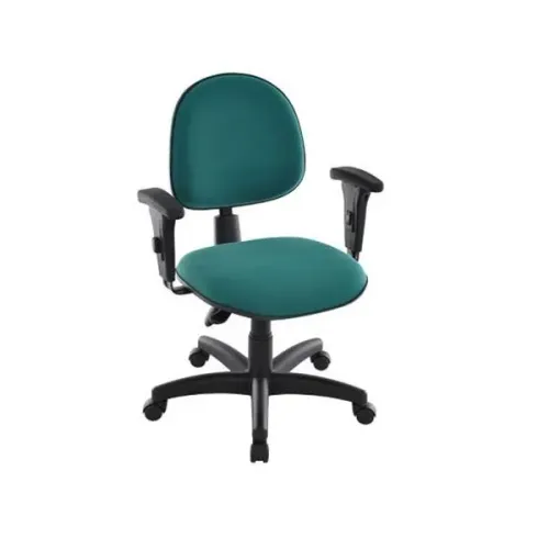 Cadeira Rhodes Ergonômica Digitador Giratória c/ Braço Back System (NR-17)