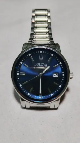 Relógio Bulova Classic Modelo Blue Dial Série Surveyor Usado em Bom Estado
