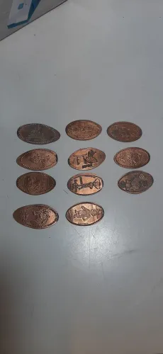 Moedas Colecionáveis do Parque da Disney 
