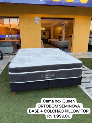 Cama Box Queen Size - ENTREGA HOJE