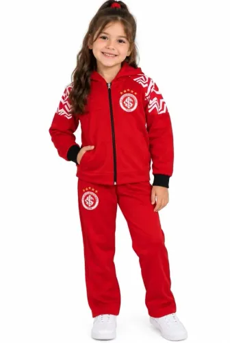 Conjunto Agasalho infantil Abrigo Internacional Porto Alegre Colorado Juvenil